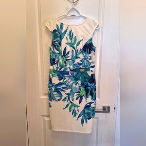Joseph Ribkoff Blue Floral Dress